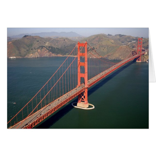 Luftbild der Golden Gate Bridge im 2. (Vorderseite (Horizontal))