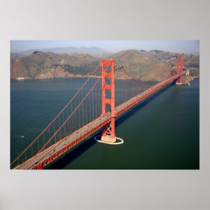 Luftbild der Golden Gate Bridge im 2. Poster