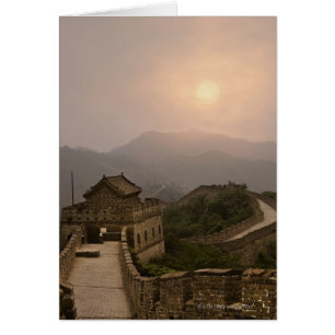 Luftbild der Großen Mauer der China