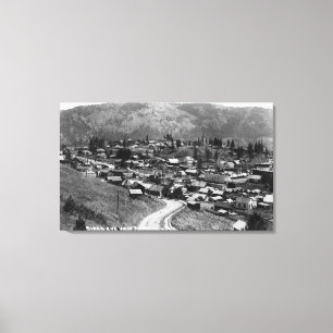 Luftbild der Stadt 6 Leinwanddruck