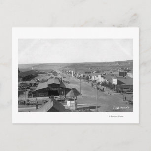 Luftbild der Stadt 6 Postkarte