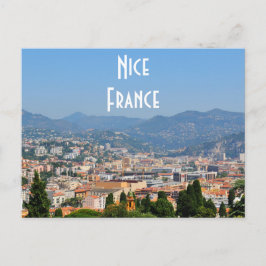 Luftbild der Stadt Nizza in Frankreich Postkarte
