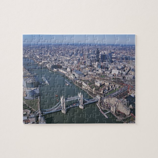 Luftbild der Themse Puzzle (Horizontal)