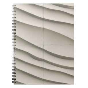 Luftbild der Wüste Notizblock