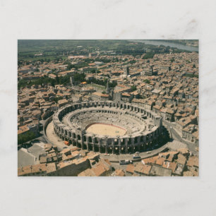 Luftbild des Amphitheaters Postkarte