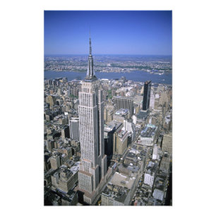 Luftbild des Empire State Gebäude und Fotodruck