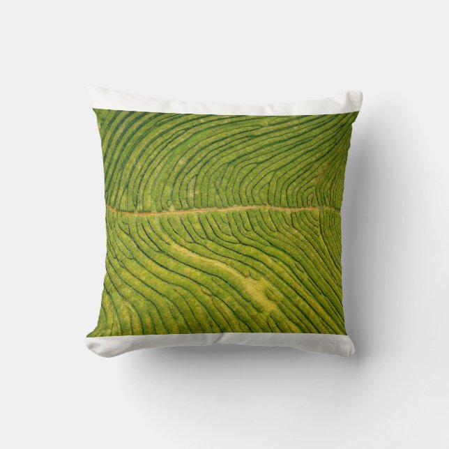 Luftbild des grünen Freifeldes Kissen (Vorderseite)