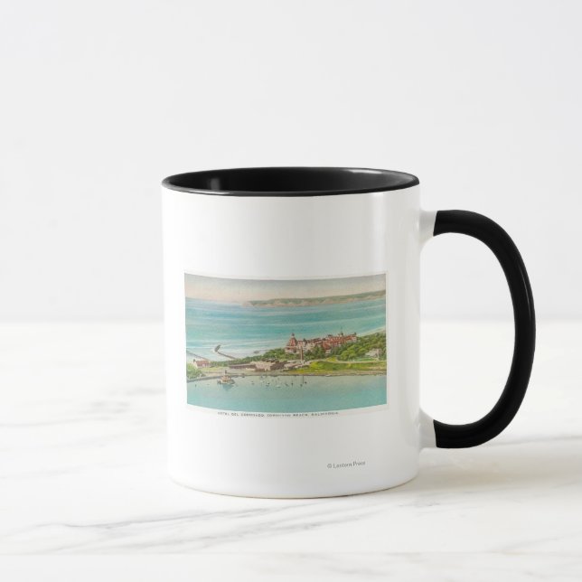 Luftbild des Hotels del Coronado Tasse (Rechts)