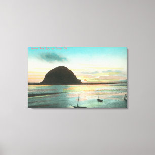 Luftbild des Morrow Rock und der Bucht Leinwanddruck