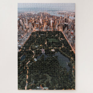 Luftbild des NYC und des Zentralparks Puzzle