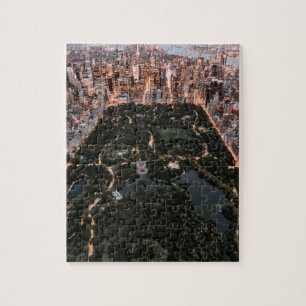 Luftbild des NYC und des Zentralparks Puzzle