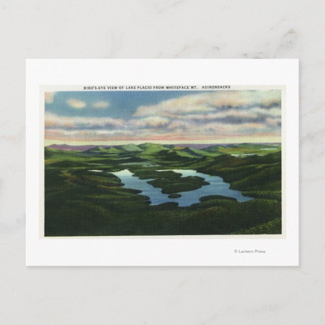 Luftbild des Plattensees Postkarte (Vorderseite)