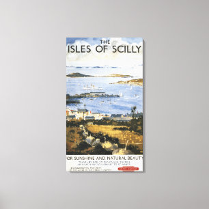 Luftbild des Posters der Stadt und der Dockbahn Leinwanddruck