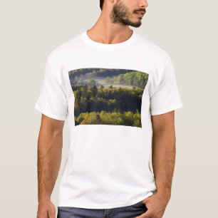 Luftbild des Waldes in Cades Cove, Great Smoky T-Shirt