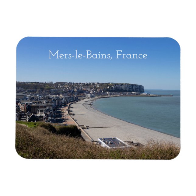 Luftbild, Mers-le-Bains, Frankreich Magnet (Horizontal)