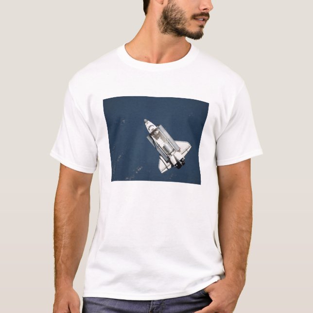 Luftbild Raumfähre Entdeckung 2 T-Shirt (Vorderseite)