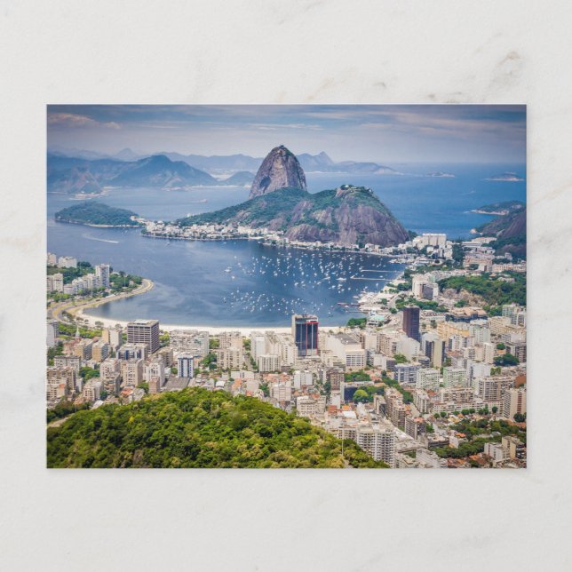 Luftbild Rio de Janeiro Postkarte (Vorderseite)