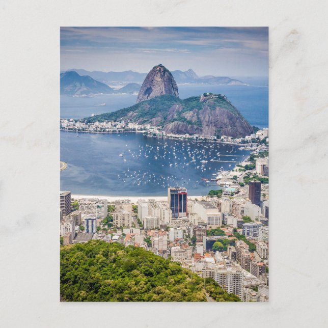 Luftbild Rio de Janeiro Postkarte (Vorderseite)