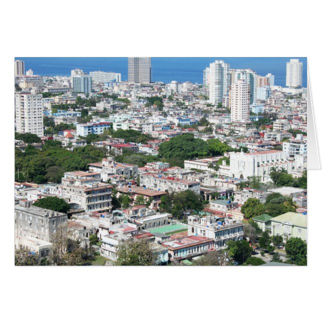 Luftbild, Stadt Havanna, Kuba (Vorderseite (Horizontal))