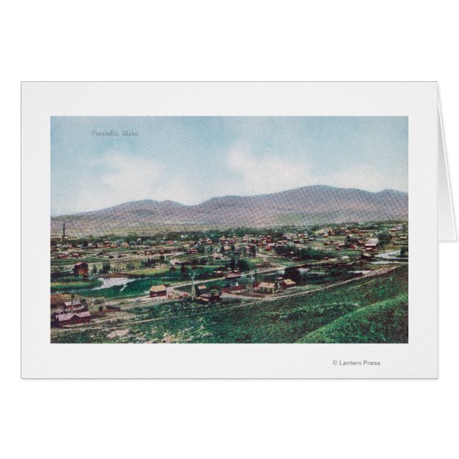 Luftbild Stadt von den Hügeln aus (Vorderseite (Horizontal))