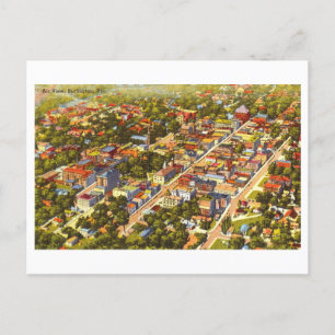 Luftbild von Burlington, Vermont Vintage Reise Postkarte