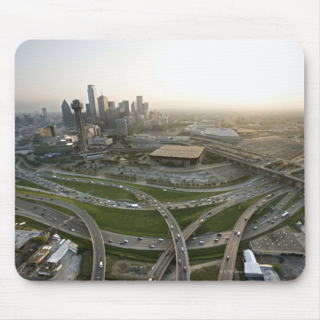 Luftbild von Dallas, Texas Mousepad (Vorne)