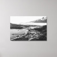 Luftbild von Haines, Lage von Alaska
