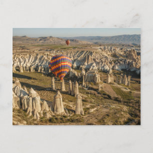 Luftbild von Heißluftballons, Kappadokien 2 Postkarte