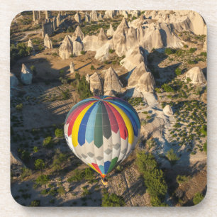 Luftbild von Heißluftballons, Kappadokien Getränkeuntersetzer