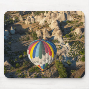 Luftbild von Heißluftballons, Kappadokien Mousepad