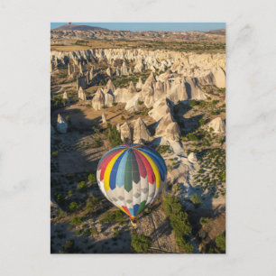 Luftbild von Heißluftballons, Kappadokien Postkarte
