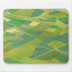 Luftbild von landwirtschaftlich genutzten Flächen  Mousepad