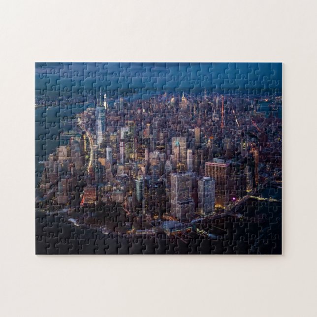 Luftbild von Manhattan Puzzle (Horizontal)