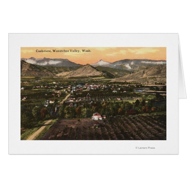 Luftbild von Stadt und Tal (Vorderseite (Horizontal))