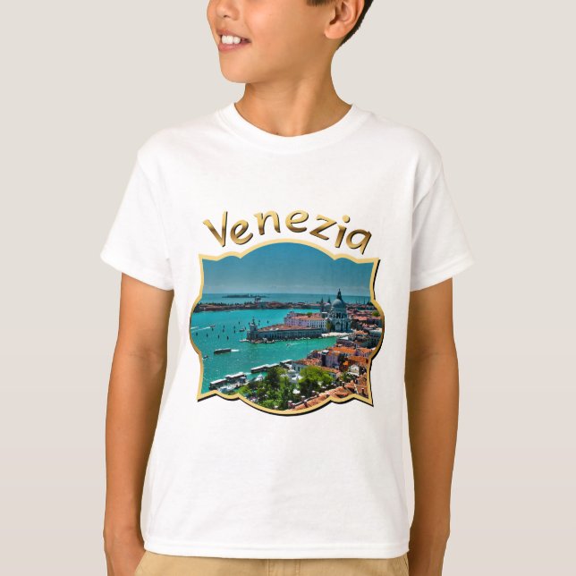 Luftbild von Venedig, Italien T-Shirt (Vorderseite)