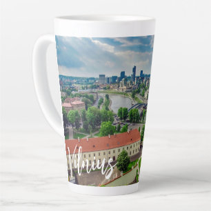 Luftbild von Vilnius, Litauen Milchtasse