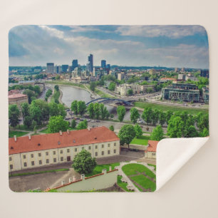 Luftbild von Vilnius, Litauen Sherpadecke