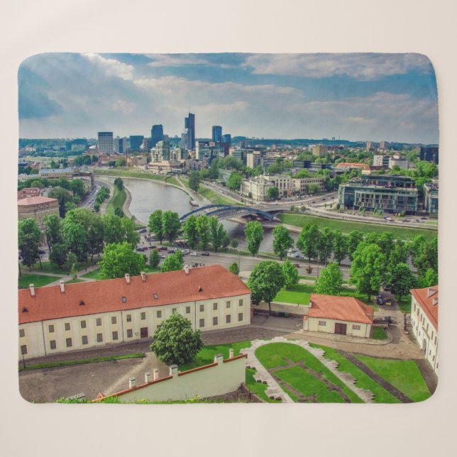 Luftbild von Vilnius, Litauen Sherpadecke (Vorderseite (Horizontal))