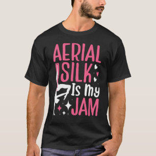Luftbildseide-Aerialist, den ich an einem Thread h T-Shirt