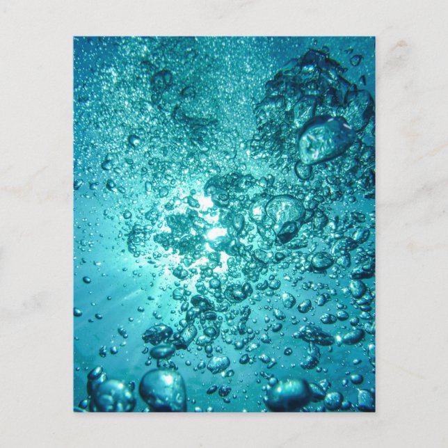 Luftblasen-230014 WASSERBUBBLES OZEAN Unterwasser Flyer (Vorne)