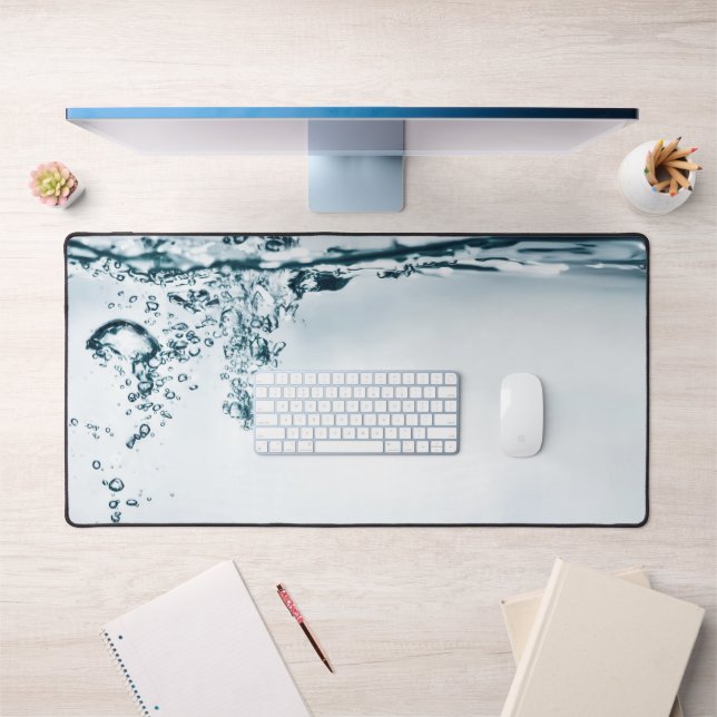 Luftblasen in Wasserschlamm Schreibtischunterlage (Büro 1)