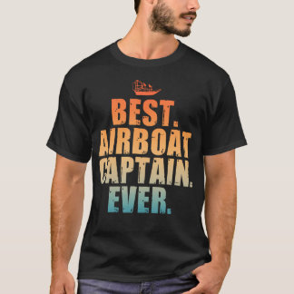 Luftboot Kunst Für Männer Frauen Luft Boot Kapitän T-Shirt