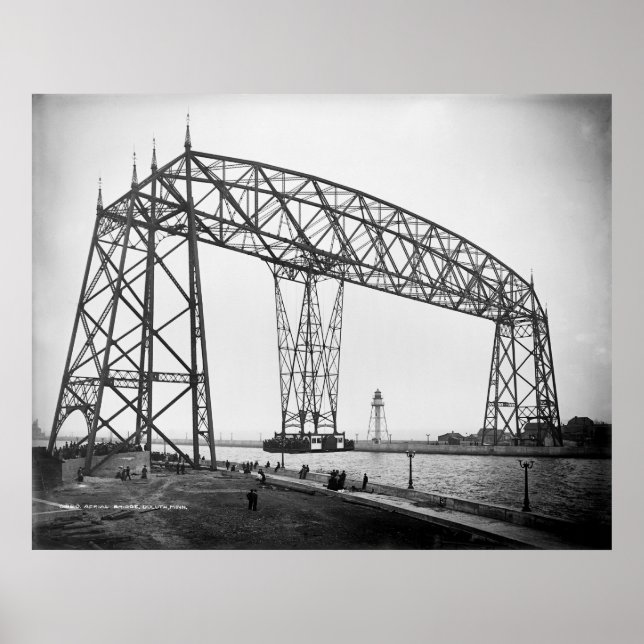 Luftbrücke Duluth Minnesota Poster (Vorne)