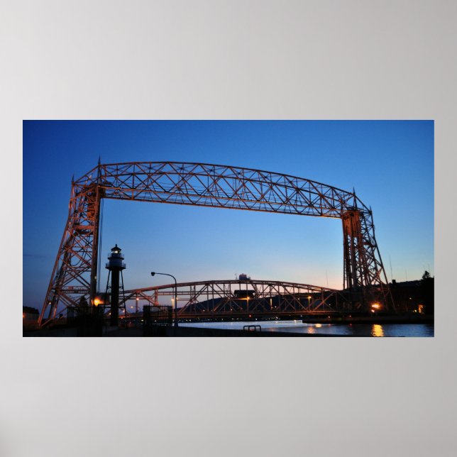 Luftbrücke Duluth Minnesota Poster (Vorne)