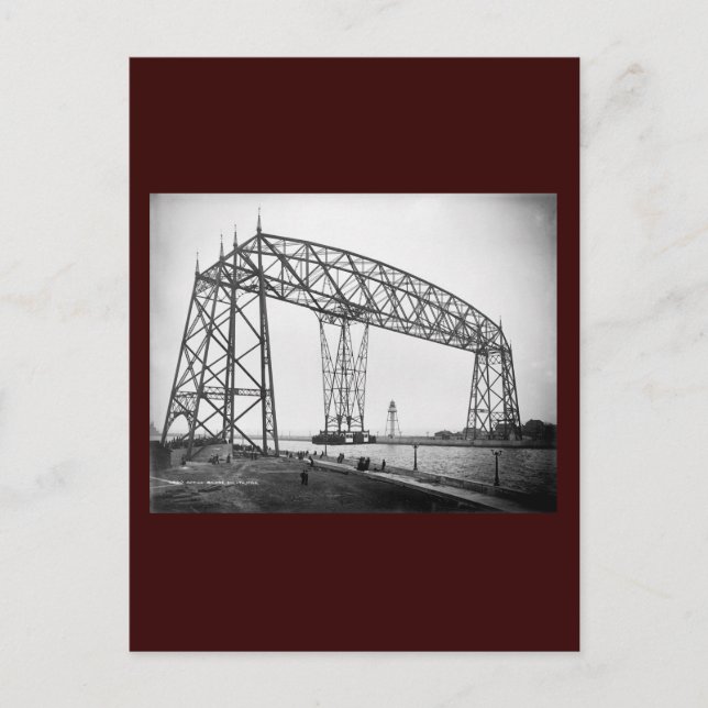 Luftbrücke Duluth Minnesota Postkarte (Vorderseite)
