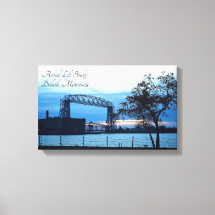 Luftbrücke Duluth, Minnesota Print Leinwand