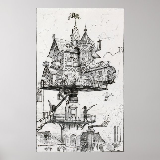 Luftdrehhaus Poster (Vorne)