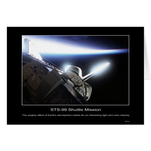 Lufteinwirkung in der Atmosphäre der Erde (Vorderseite (Horizontal))