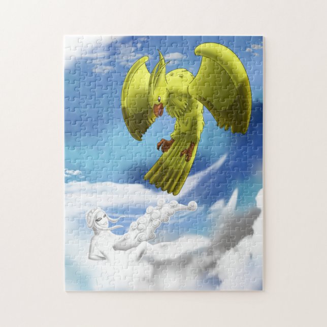 Luftelement und Vogel Puzzle (Vertikal)