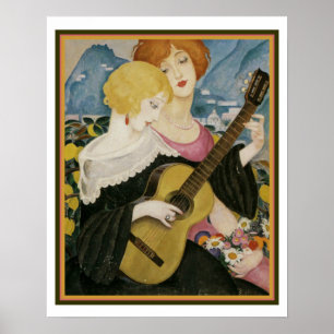 "Lüften Sie De Capri" Gerda 1923 Wegener 16 x 20 Poster